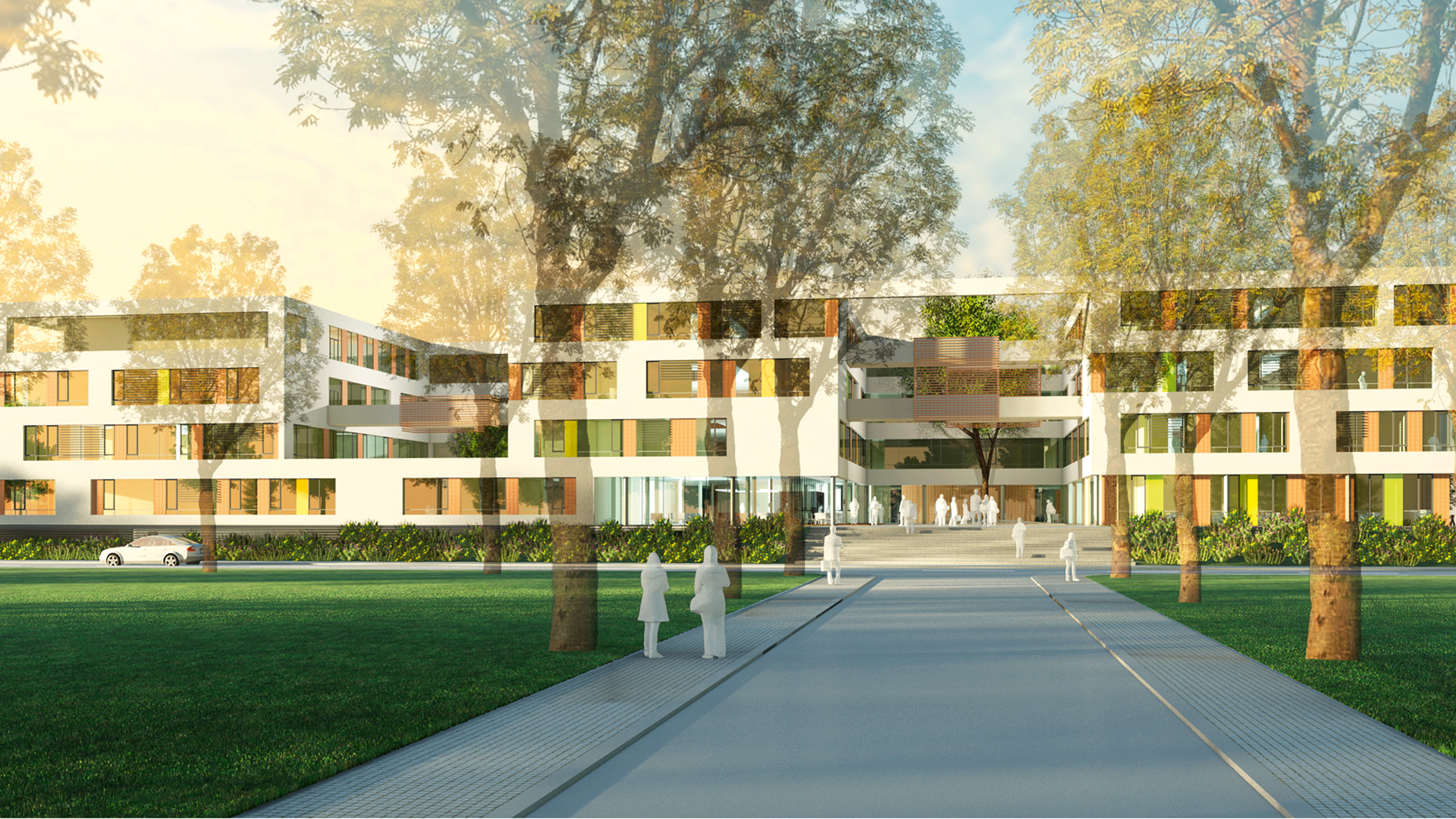 HSP Hoppe Sommer Planungs GmbH Architektur | Gesundheitswesen | Neubau Kinderklinik für Onkologie und Hämatologie Breslau