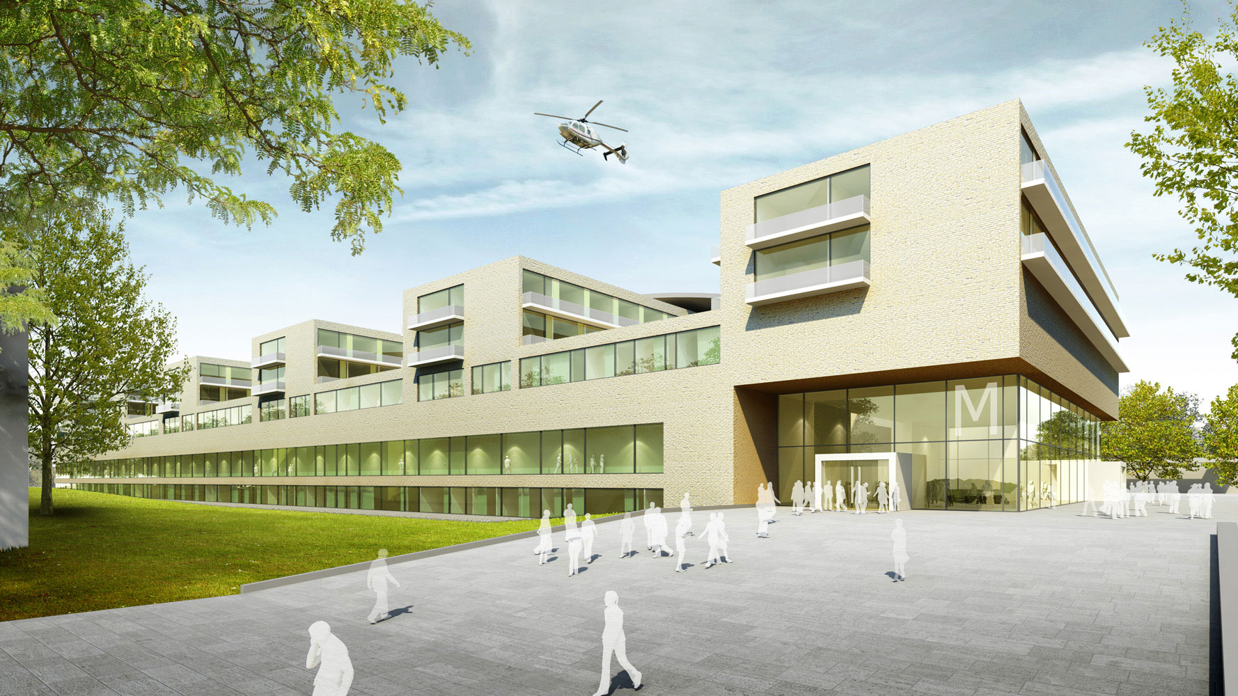 HSP Hoppe Sommer Planungs GmbH Architektur | Anerkennung Wettbewerb Städtisches Klinikum Karlsruhe