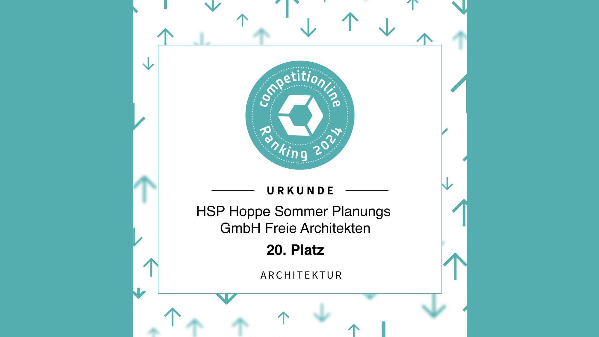 HSP Hoppe Sommer Planungs GmbH Architektur | competitionline 20. Platz 2024